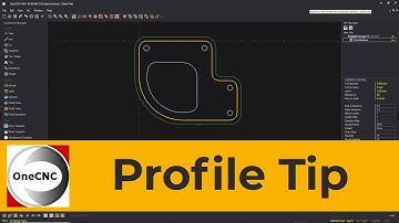 OneCNC CADCAM: Profile Offset Tip