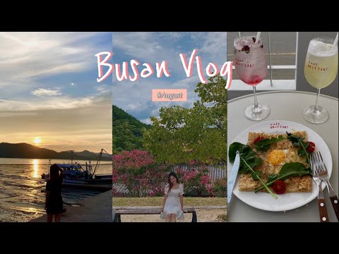 [부산살이 VLOG] 8월 부산 기록 ✍🏻 / 세로 브이로그 / 순천&하동 여행 / 기장카페(우즈, 디원) / 정판선 / 송도밤바다 / 가덕도(브리타니, 대항항)