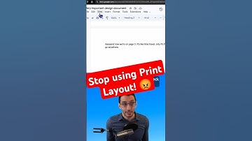 Stop using Print Layout, people! 😡 #developer #efficiency #educational