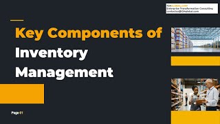 9- Key Components of Inventory Management