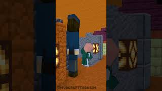 Hide & Seek Squid Doll VS The 4 Brothers Herobrine #minecraftshorts #fypシ #funnyshorts