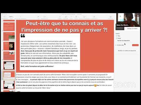 Webinaire inédit  : Toutes les techniques de connection animale !