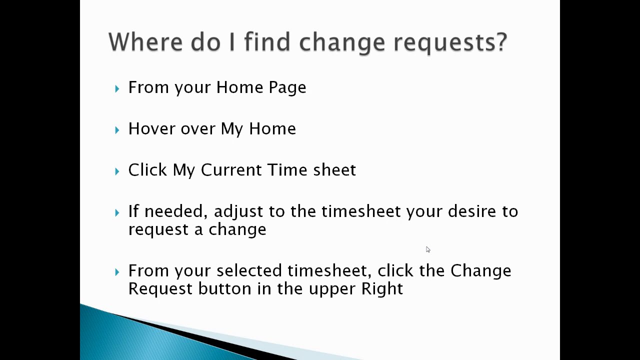 Kronos 5b Change Request Hourly Employees YouTube