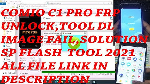 COMIO C1 PRO FRP UNLOCK 100% SP FLASH TOOL
