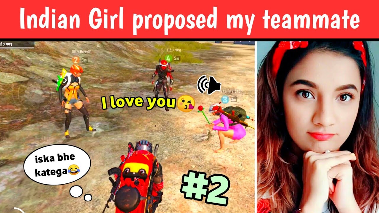 Indian girl proposed my subscriber | Pubg mobile funny trolling video