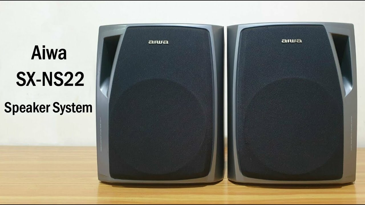 Aiwa SXNS22 Speaker System YouTube
