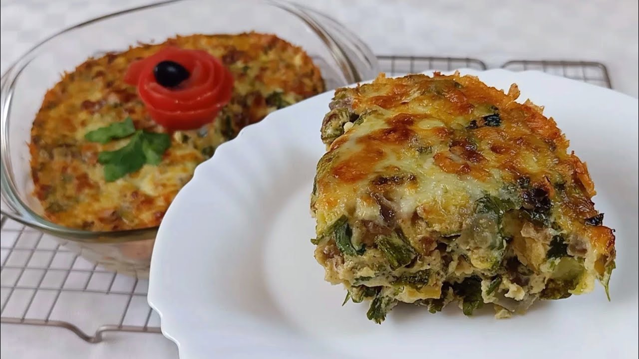 طبق بدون لحوم و بدون بيشاميل .. لذيذ .. سريع و سهل التحضير