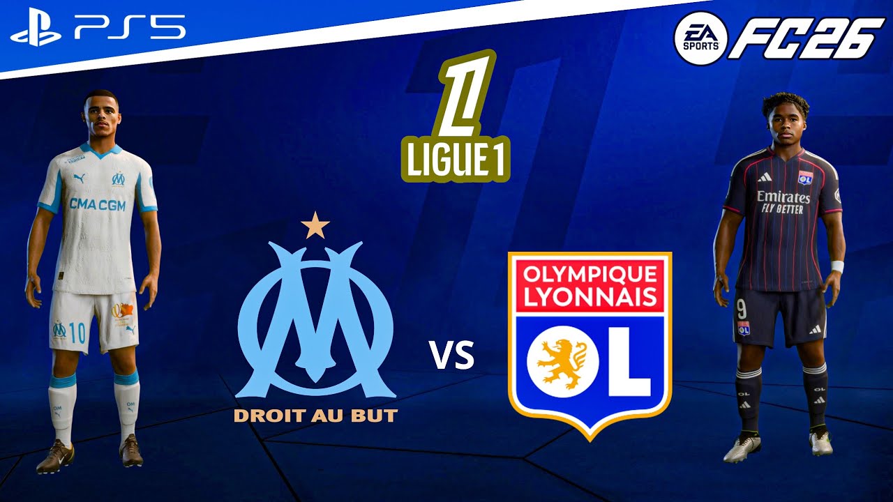 FC 26 - Marseille vs Lyon | Ligue 1 25/26 Full Match [PS5™ 4k60]