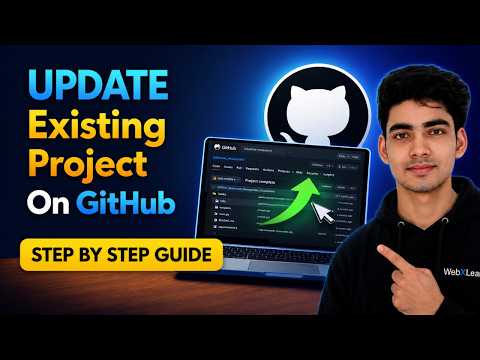 How to Update Existing Project on GitHub Repository | How to Commit and Push to Github from VSCode