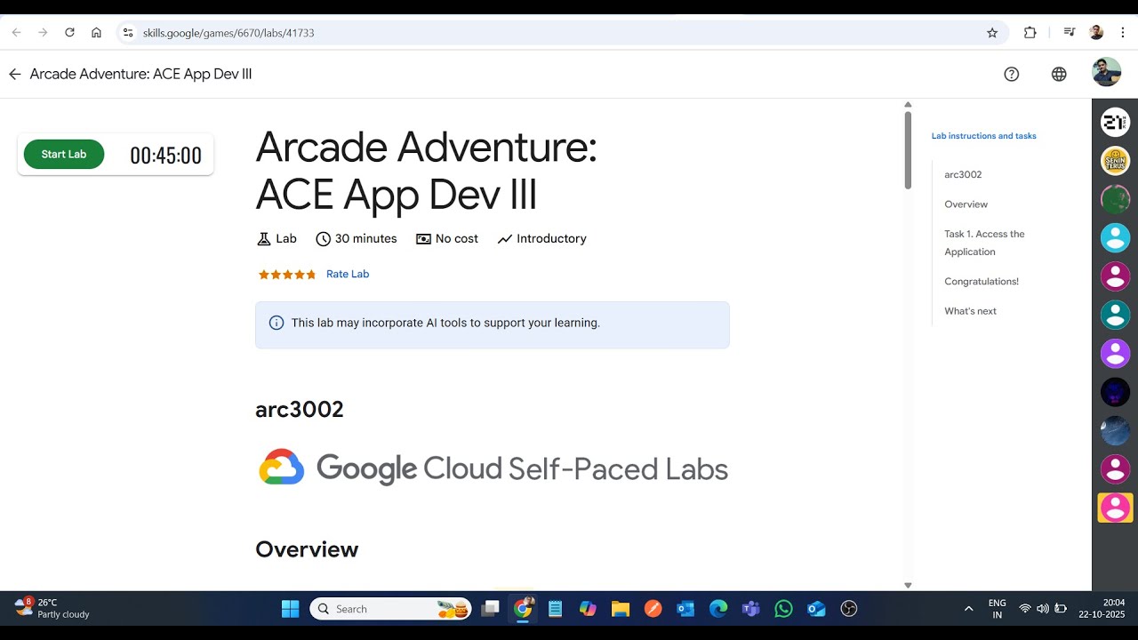 Arcade Adventure: ACE App Dev III || Lab Solution || Google Cloud ...