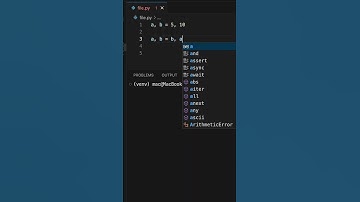 Как поменять местами переменные в Python без третьей переменной?