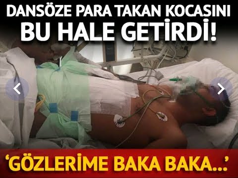 Dansöze para takan kocasını görünce dehşet saçtı!