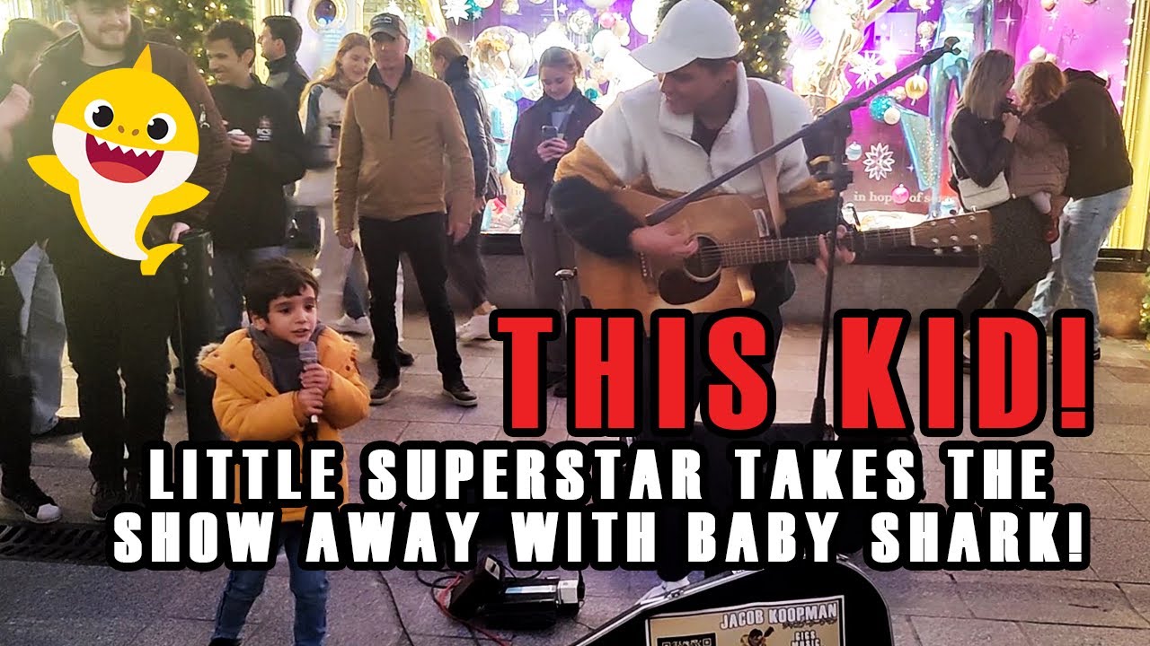 BRAVE KID STEALS THE SHOW WITH BABY SHARK! 🦈