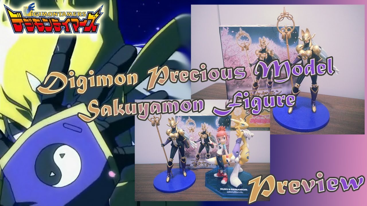 Digimon Tamers - Digimon Precious Model Sakuyamon Figure.:Unboxing