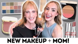 MOTHER'S DAY SPECIAL!  Trying new makeup on my Mom  Mature Skin Makeup Tutorial