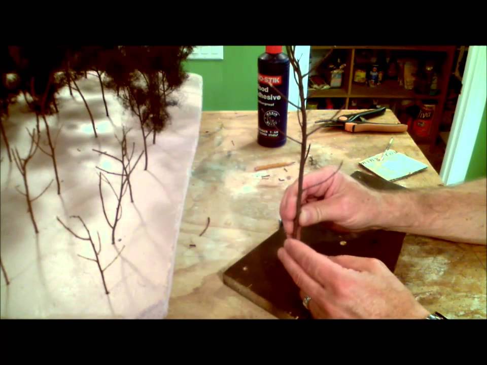 My railroad: Making deciduous trees from furnace filters