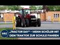 USA: "TRACTOR DAY" –Schüler & Abiturienten fahren mit Traktoren und Amphibienfahrzeug zur Schule!