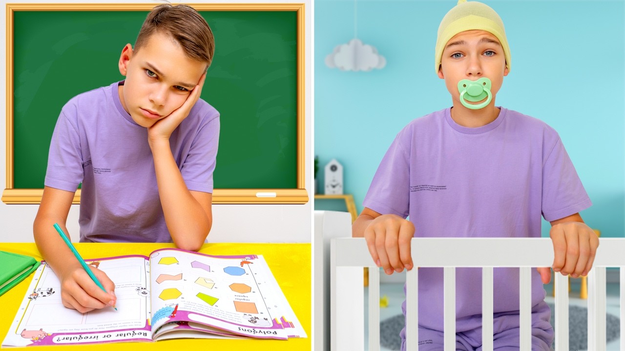 Ivan a Maria si hrají na miminka! 👶 Už žádné domácí úkoly?