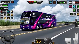 US Bus Transport Simulator 🚍 | Passenger Pickup & Drop Gameplay screenshot 1