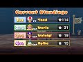 Mario Party 10 Mario Party #738 Toad vs Waluigi vs Wario vs Spike Chaos Castle Master Difficulty