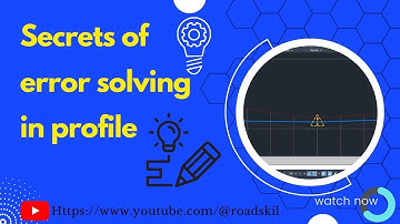 Autocad Civil3d solve profile design error