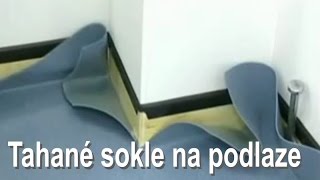 Jak se dělají tahané sokle na podlaze  ukázka Altro