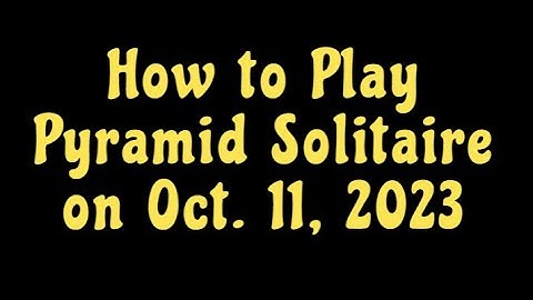 How to Play Pyramid Solitaire #microsoftsolitairecollection #howto #how #gaming #game