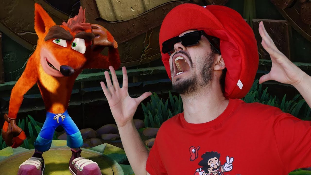 TENTANDO PASSAR A FASE MAIS IMPOSSÍVEL DO CRASH! - Pai Troll