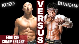 Buakaw vs Japanese Low Kick Expert | Scoring w/ English Commentary