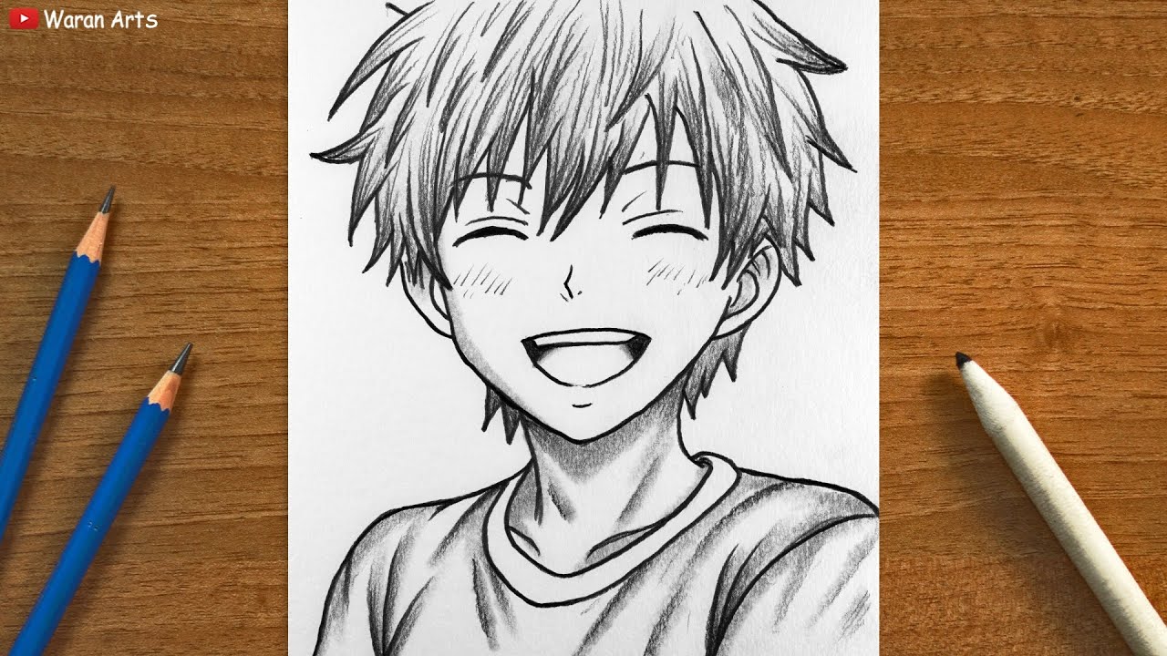 How to Draw a Anime Boy | Drawing Anime Character Tutorial || Easy ...