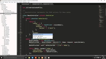 24 Yii2 AccessControl จำกัดการใช้งาน action ของผู้ใช้แต่ละประเภท ไทย(Thai)