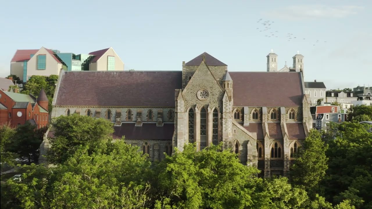 St. John's Newfoundland from the Sky in 4K - Altitude Media