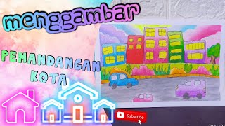 Menggambar Pemandangan kota screenshot 4