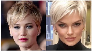 Elegant Hairstyles for Women Over 40+ 50+ 60+ / latest pixie cutting ideas