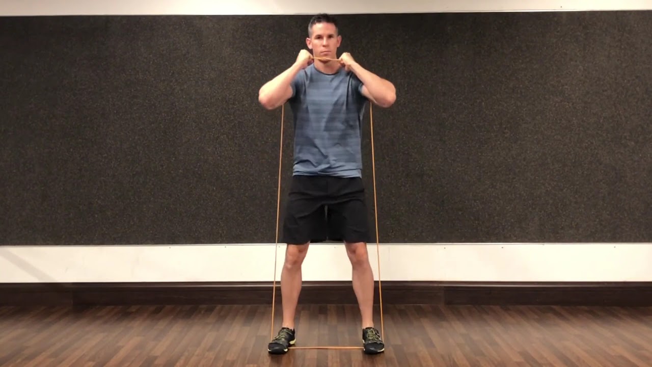 Resistance Band Squat YouTube