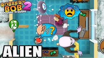 Robbery Bob 2 - UFO & Alien Gameplay All Levels #10