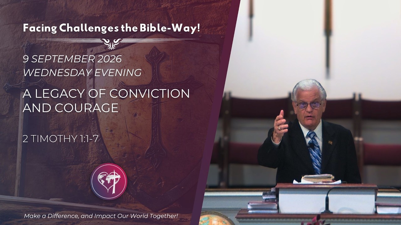 A Legacy of Conviction and Courage - 9 September 2026 - Wednesday Evening - CBC Service