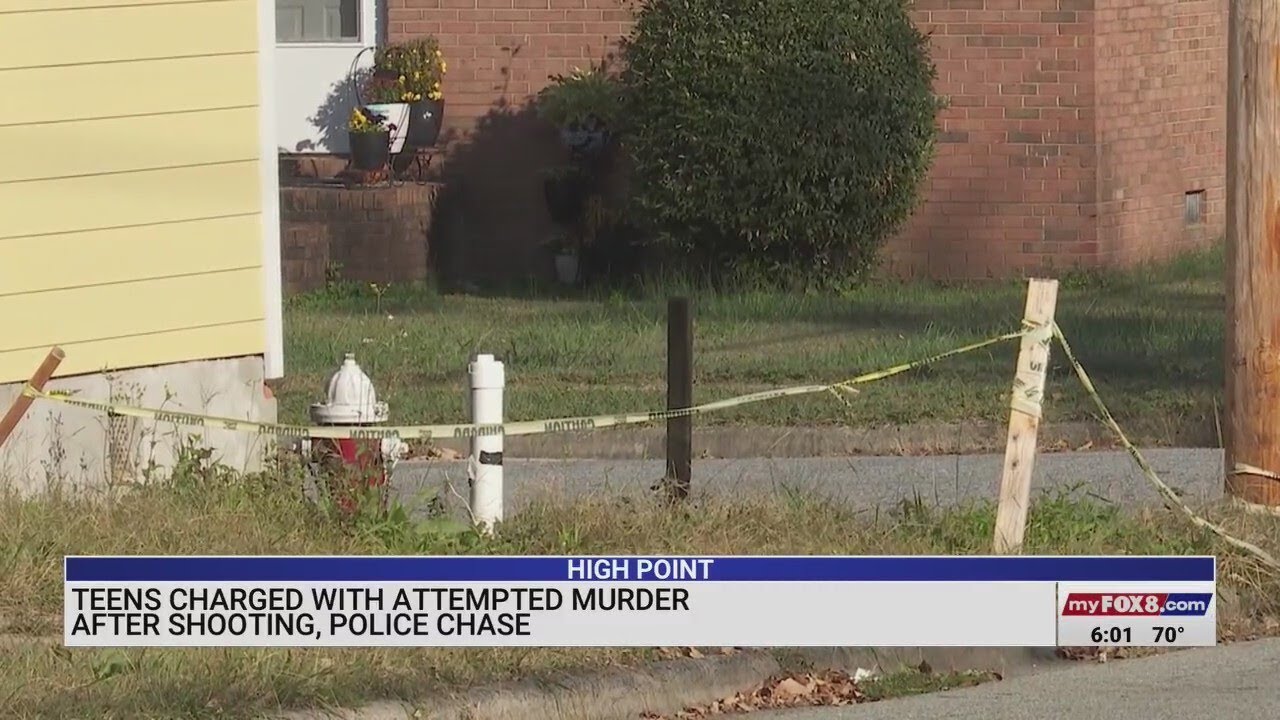 Teens charged with attempted murder after shooting, chase, High Point ...