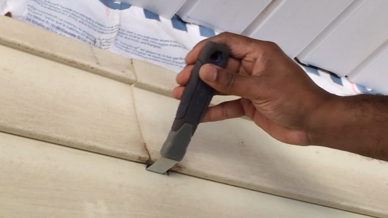 How to Remove a Piece of Vinyl Siding YouTube