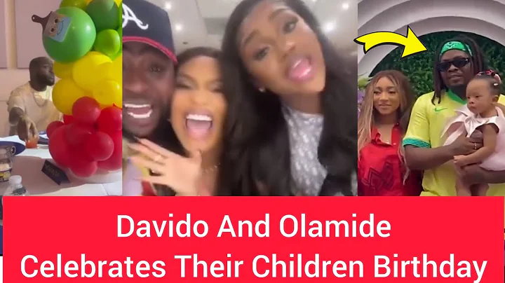 Davido And Olamide Celebrates Their Children Birthday As Davido And Chioma Shutdown Atlanta