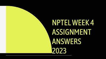 NPTEL|soft Skill Development| week 4 assignment answers|2023