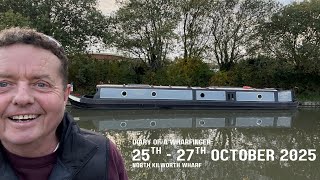 Diary of a wharfinger: 25th - 27th October 2025 | ANDY WORKS HIS MAGIC ON MALHAMS HULL 🧡
