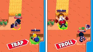 TRAP Funny Moments  Glitches  Fails 679,  troll noob edgar  brawl stars.