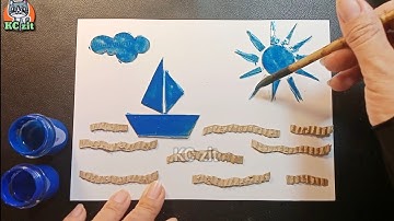 Thiên nhiên trong tranh in lớp 5 - Tạo tranh từ khuôn in bằng giấy bìa - mĩ thuật lớp 5 - KCzit