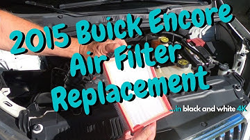 2015 Buick Encore Engine Air Filter Replacement in less than 3 minutes!