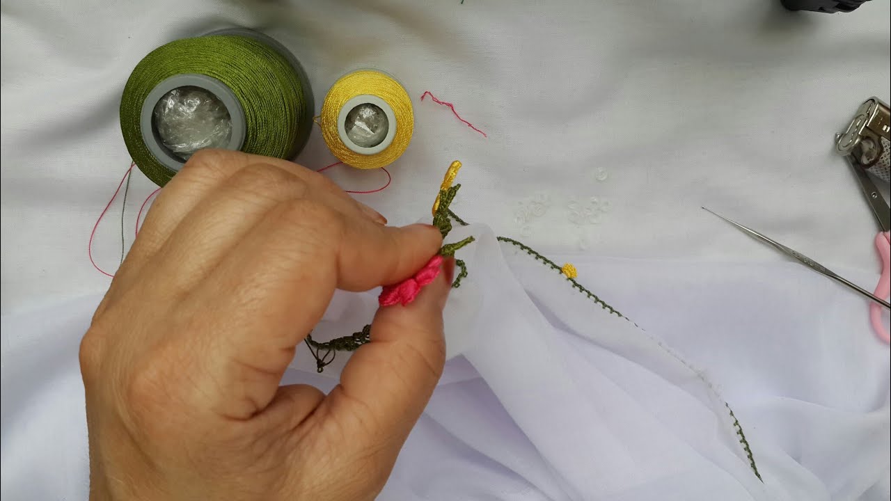 467-😉Serum halkasiyla salantili gösterişli çok kolay tiğ oyası yapımı tiğ oyası örnekleri