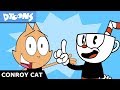 Cuphead Peashooter | What Chu Got #9 | Conroy Cat Cartoon by Dtoons