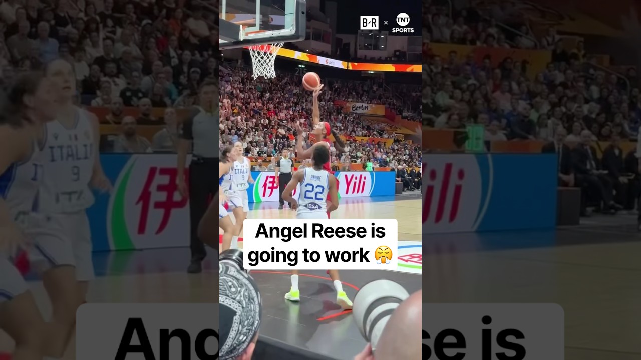 Angel is getting it done on both ends 👏