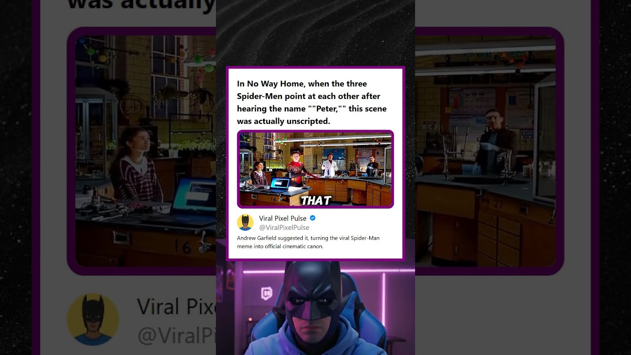 Spider-Man No Way Home 2021 Three Spider-Men Pointing Meme Was Suggested by Andrew Garfield