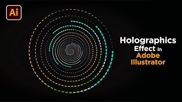 Simple Holographic Effect in Adobe Illustrator CC